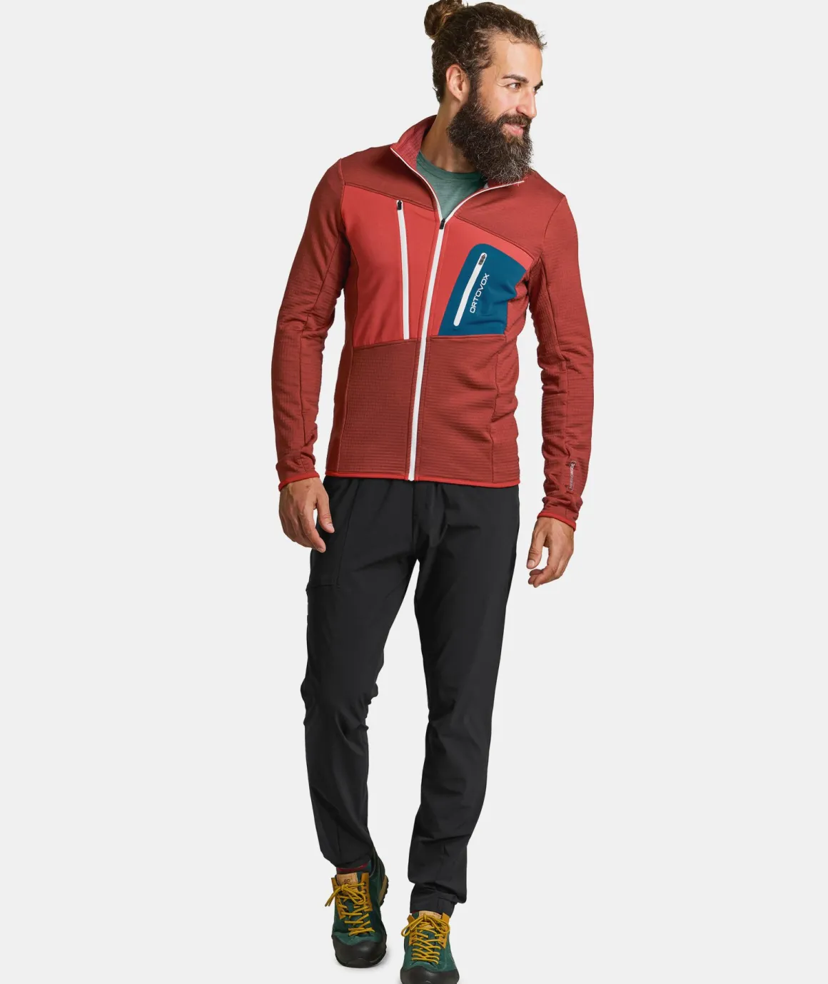 ORTOVOX FLEECE GRID JACKET M