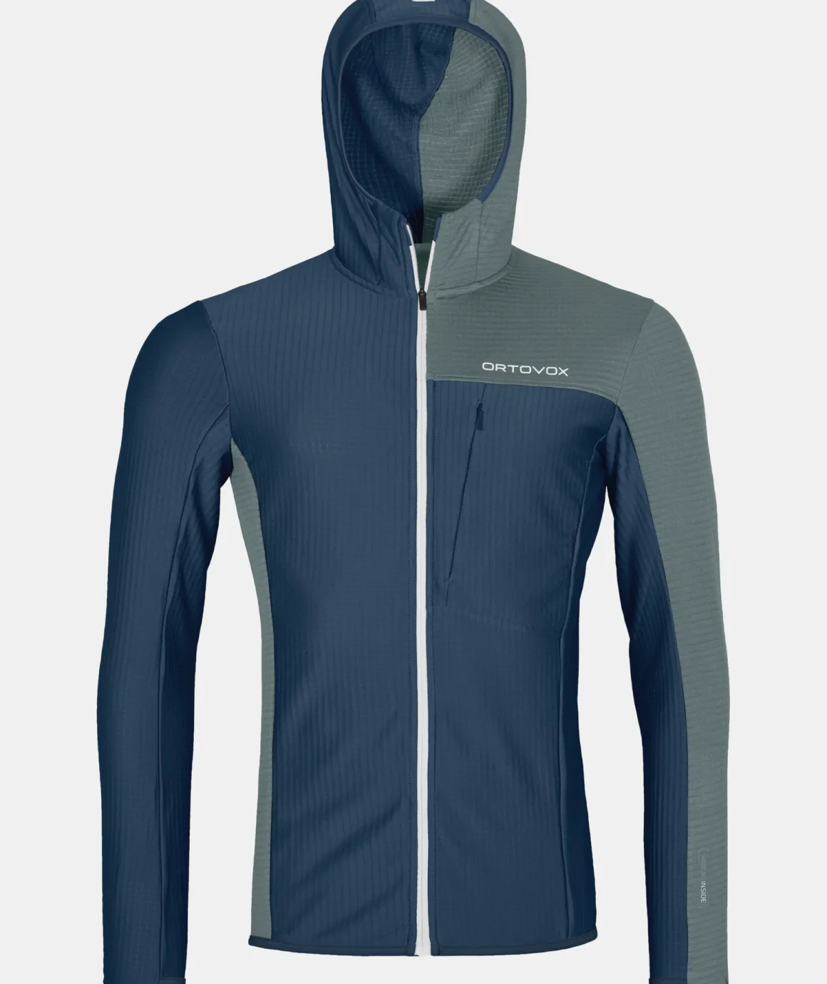 ORTOVOX FLEECE LIGHT GRID HOODED JKT M