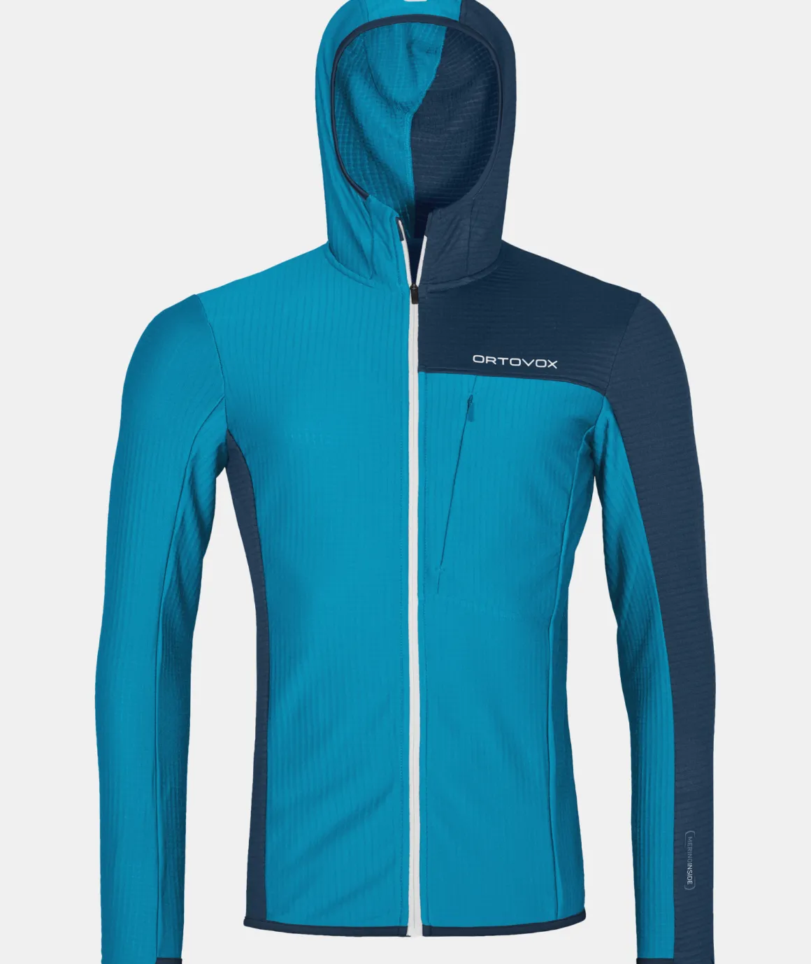 ORTOVOX FLEECE LIGHT GRID HOODED JKT M