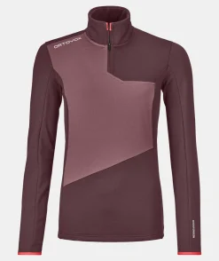 ORTOVOX FLEECE LIGHT ZIP NECK W