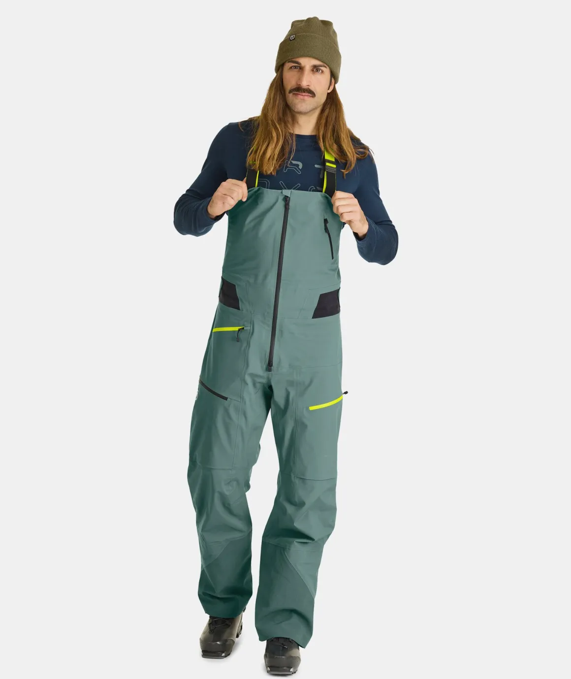 ORTOVOX 3L DEEP SHELL BIB PANTS M