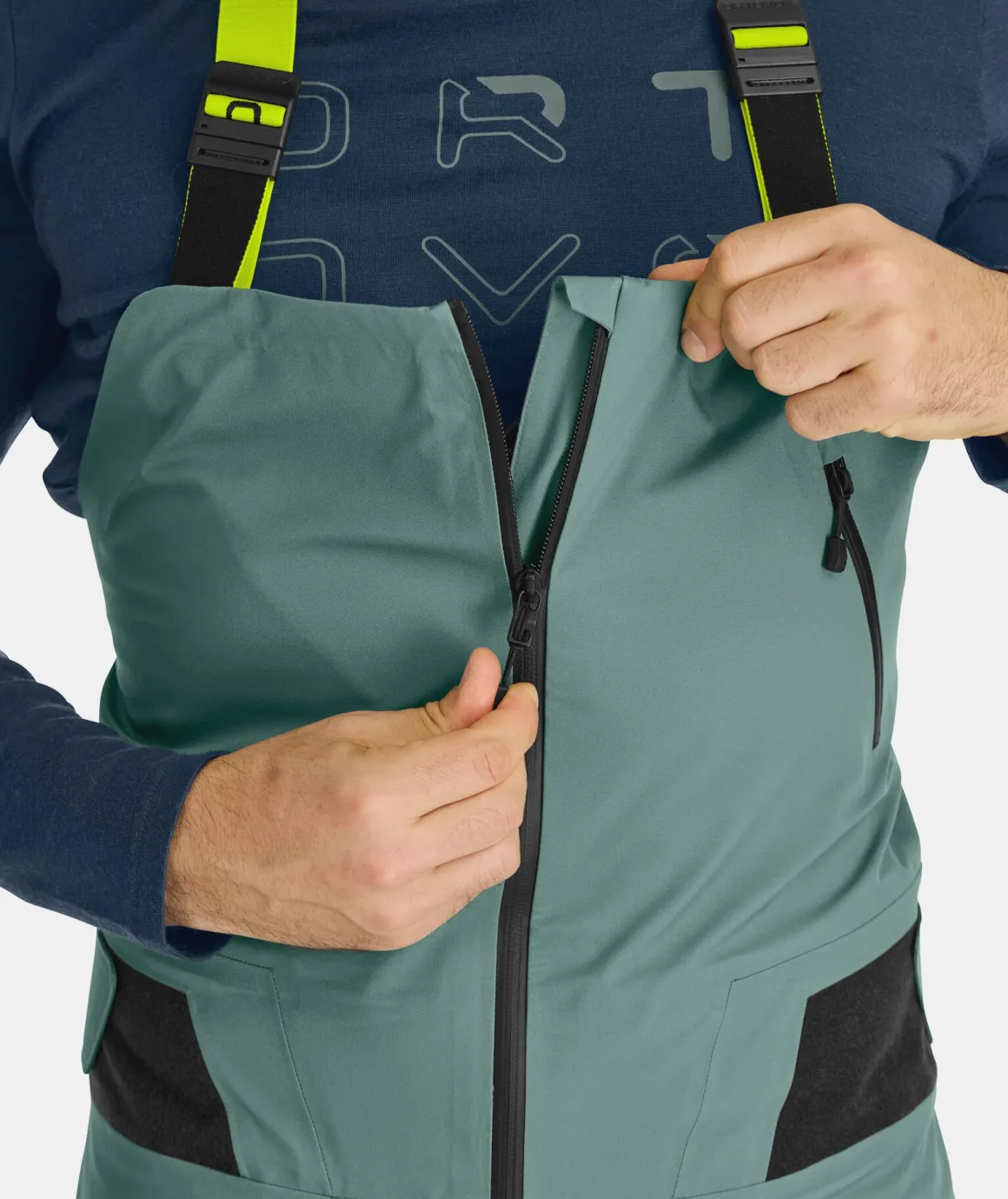 ORTOVOX 3L DEEP SHELL BIB PANTS M